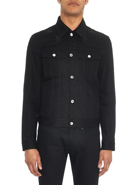 givenchy black jeans|black givenchy jean jacket men.